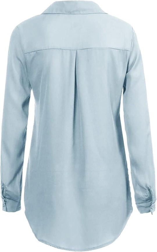 EB | Elegante Chiffonbluse für Frauen