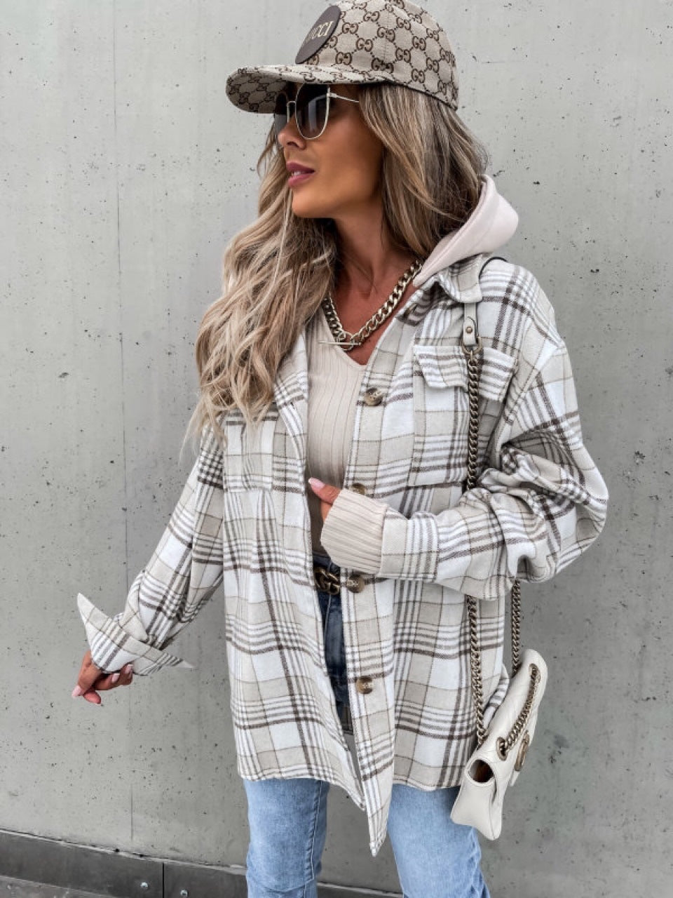 EB | Damenjacke mit Abnehmbarer Kapuze