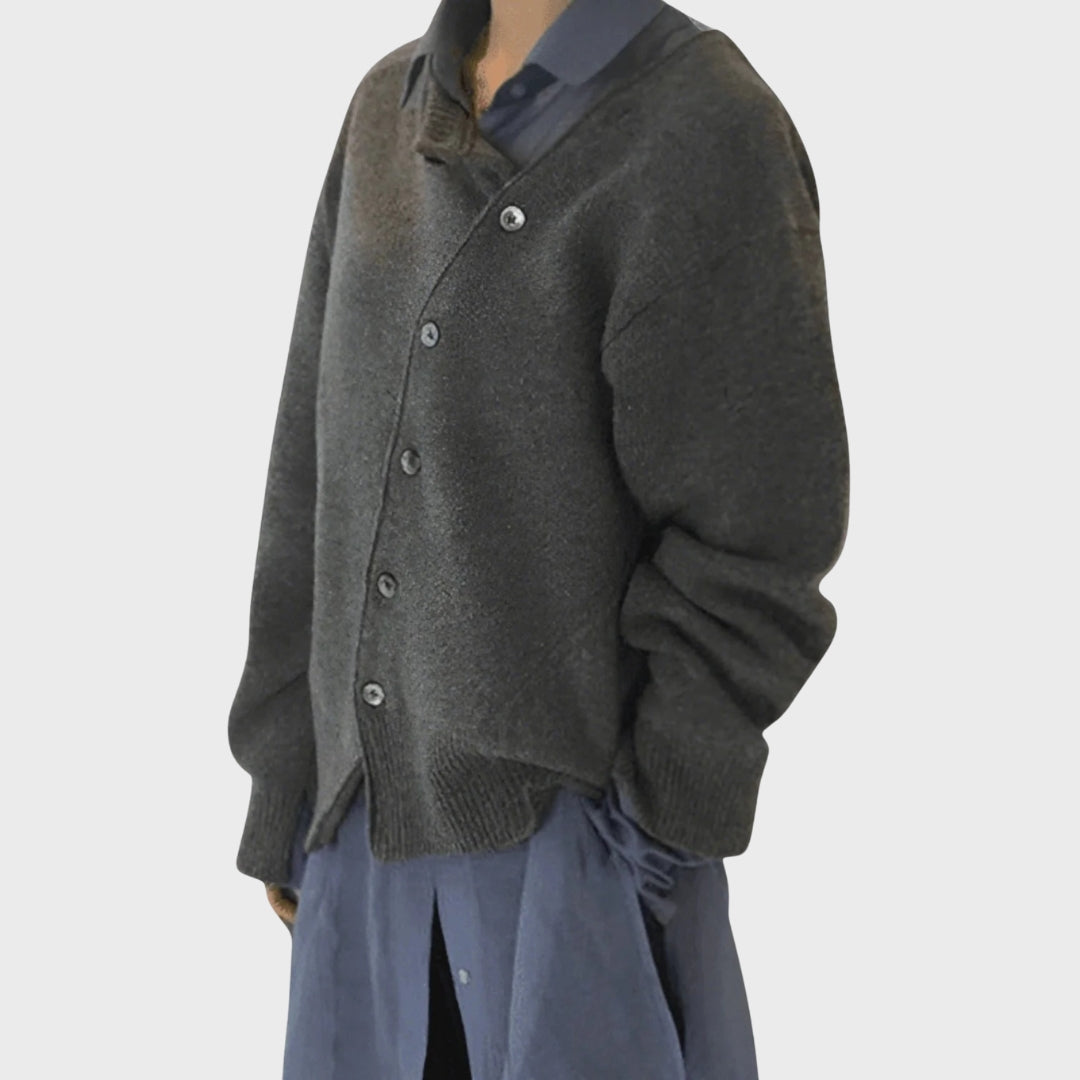EB | Bequeme Strickjacke mit verspieltem Knopfdetail