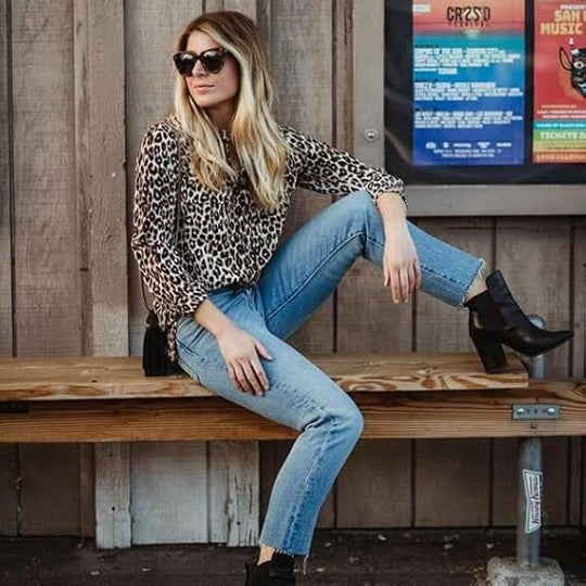 EB | Trendige Bluse Im Leo-Muster