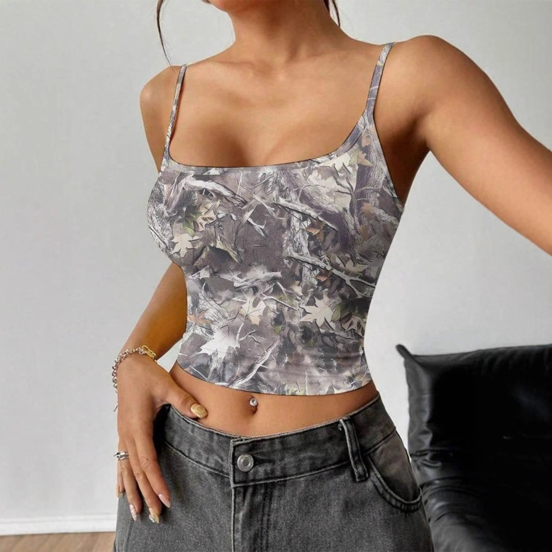 EB | Weste mit Tube-Top-Print