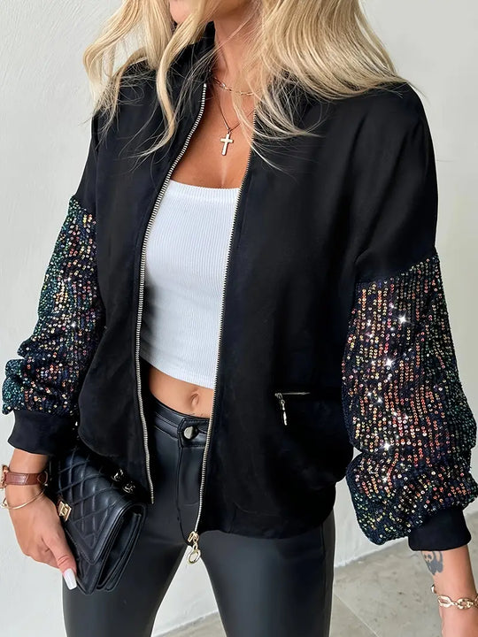 EB | Damen Paillettenjacke