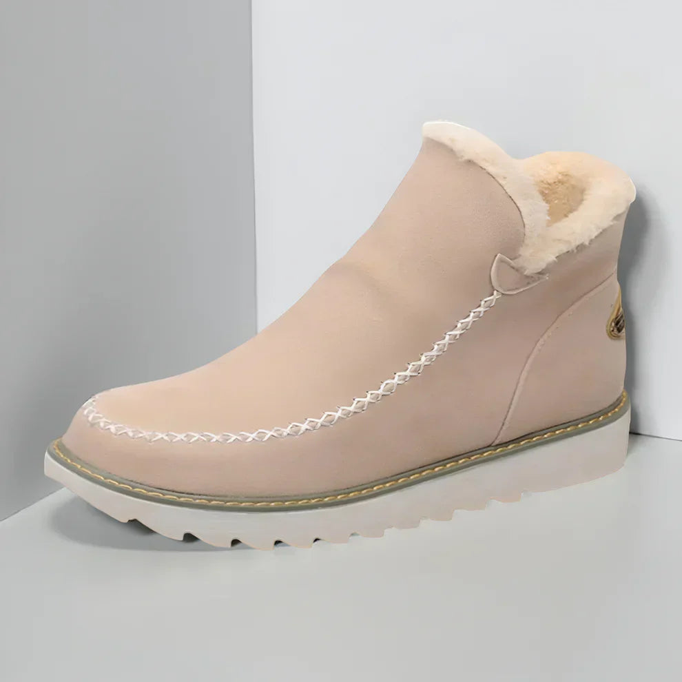 Mit Lammfell Gefütterte Stiefeletten Für Damen EB