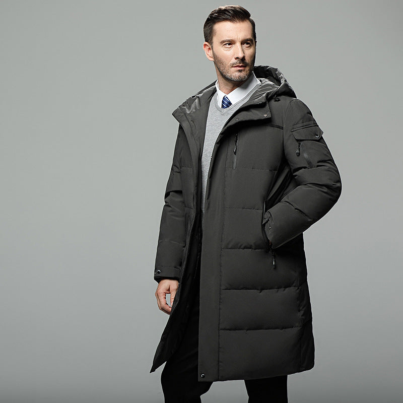 EB | Gefütterte Herrenjacke mit abnehmbarer Kapuze