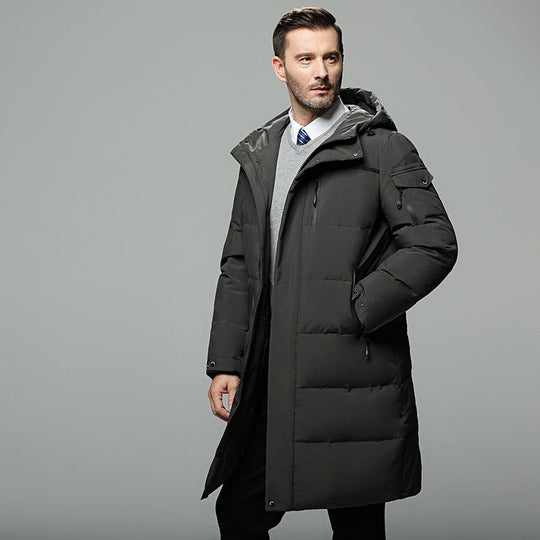 EB | Gefütterte Herrenjacke mit abnehmbarer Kapuze