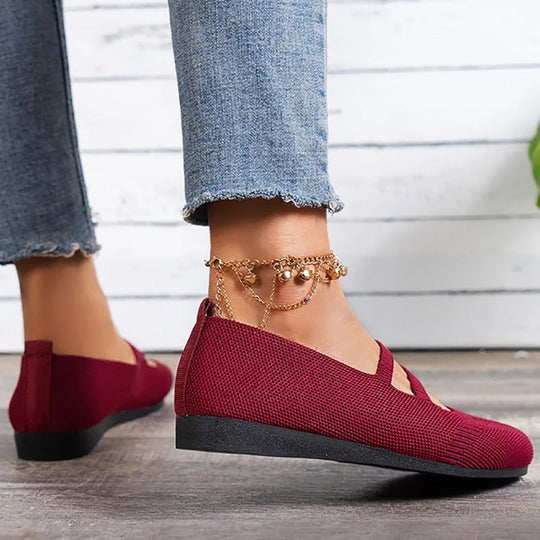 Atmungsaktive Mesh flache Schuhe EB