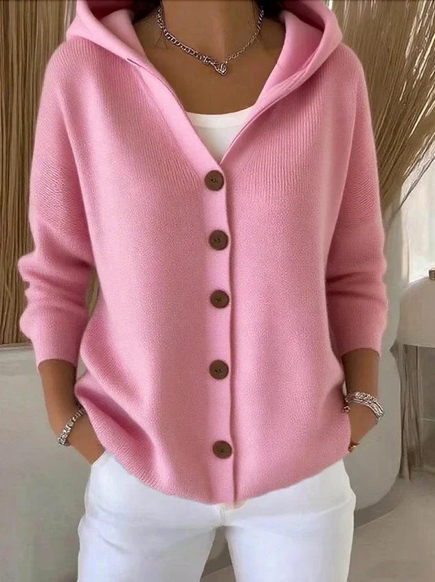 EB | Damen Baumwollcardigan mit langen Ärmeln