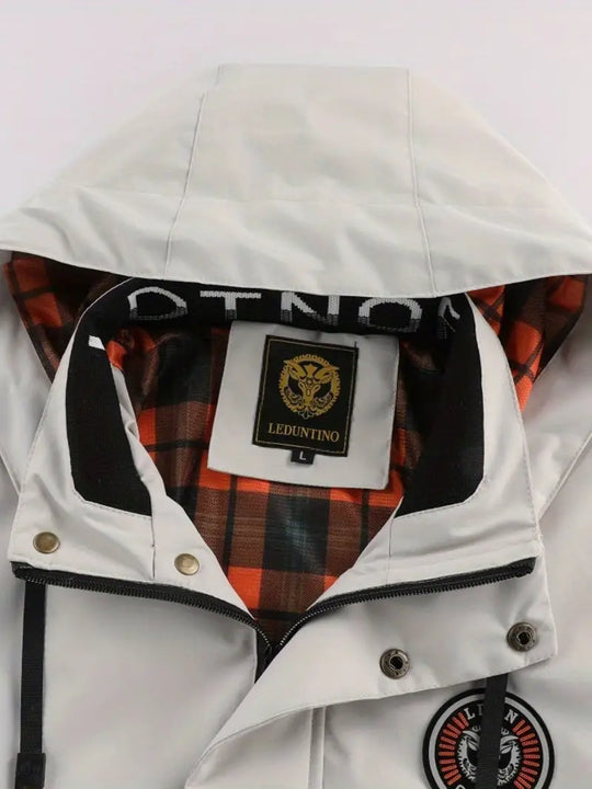 EB | Leichte Herren Outdoor-Jacke, winddicht und wasserdicht mit Kapuze
