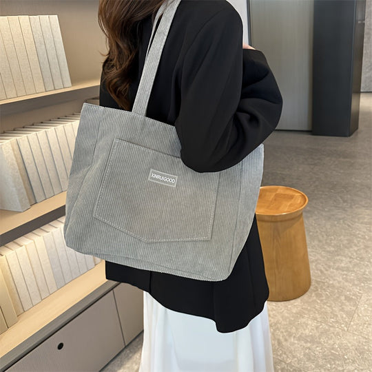 Elegante Damen Cordstoff Tasche | EB