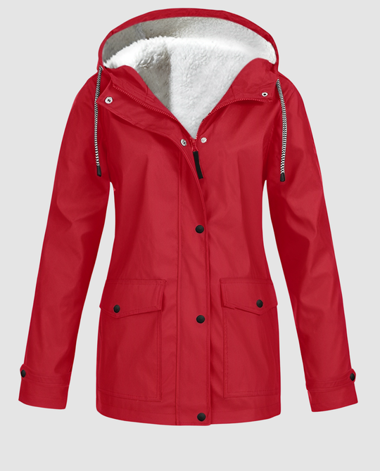 Wasserdichte Warme Fleecejacke Damen | EB
