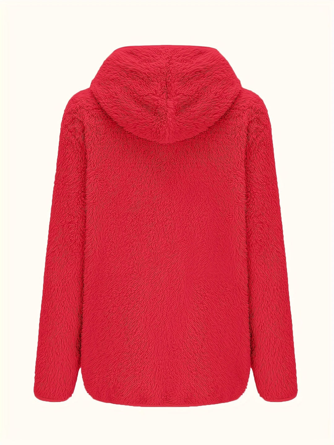 EB | Leichtgewicht Teddyjacke mit Kapuze Polyester Warm und Bequem