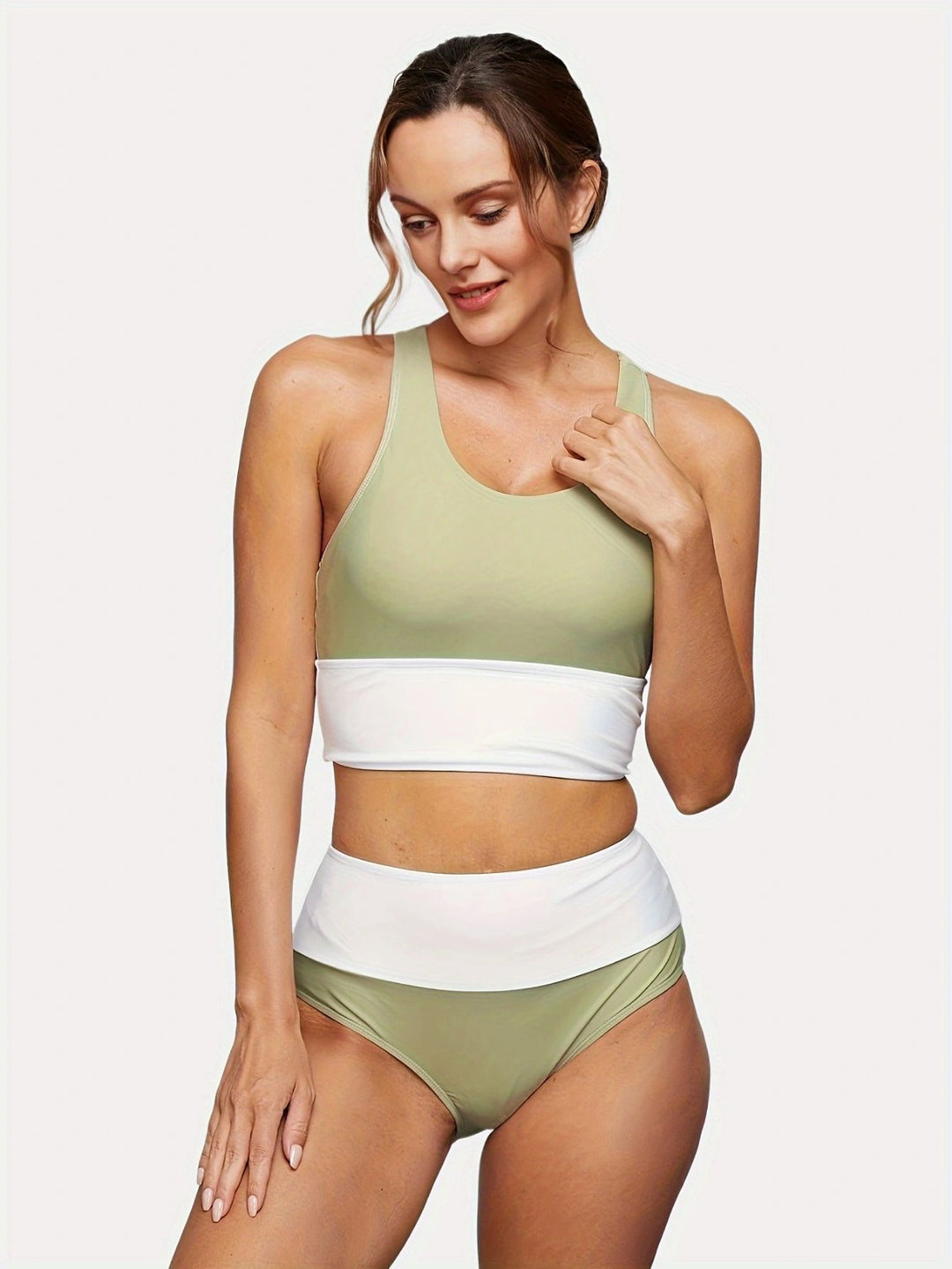 EB | Großer Bikini mit geteiltem Reißverschluss
