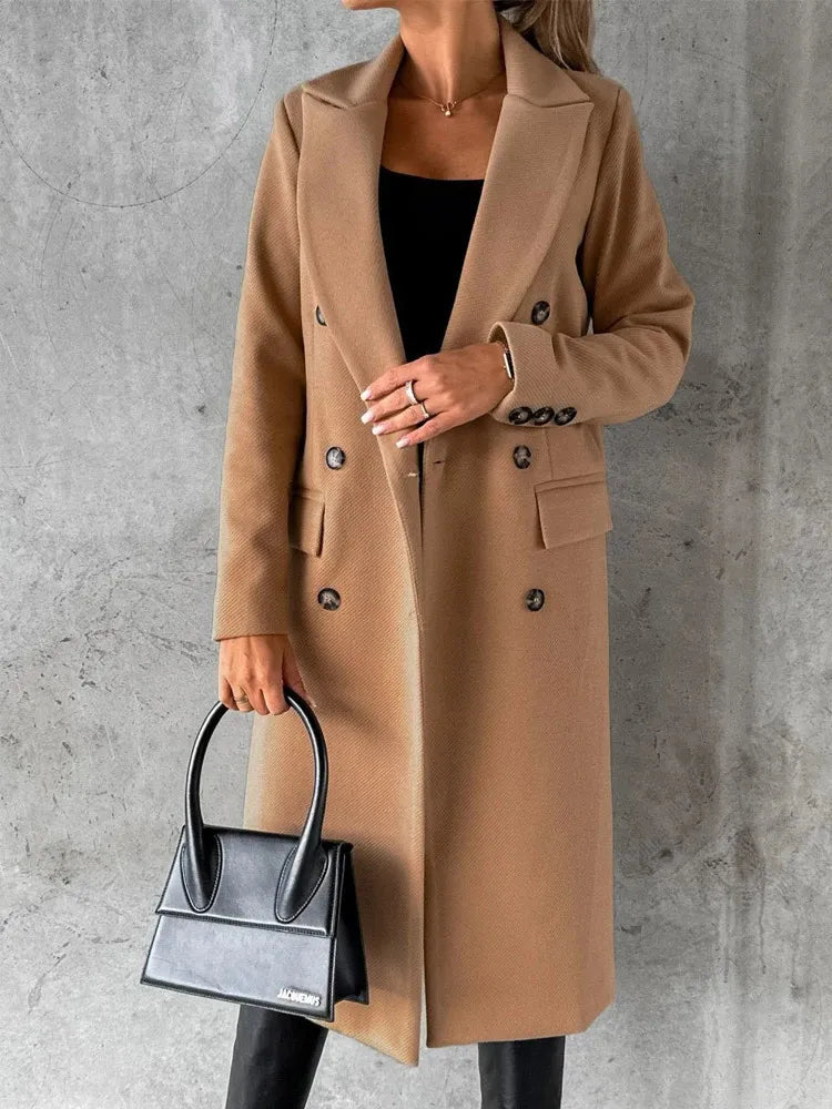 Winterjacke mit Revers für Damen