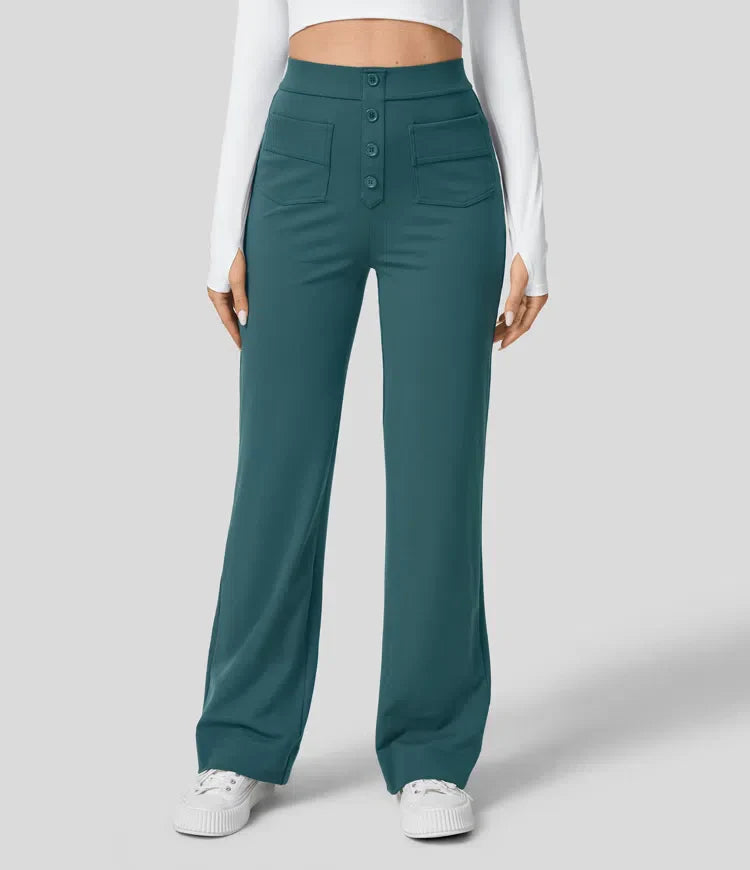 EB | Stilvolle Hose mit Knopfleiste für Frauen