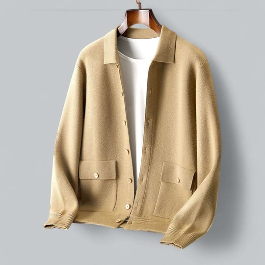 EB | Herren Mischung Cardigan Jacke
