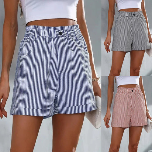 EB | Gestreifte Shorts mit Taschen