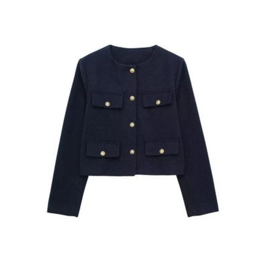 EB | Langarmjacke Vintage Knopfverschluss