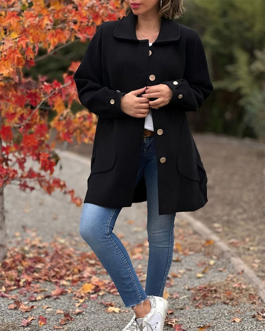 EB | Schickes Seitenschleifen Freizeitoberteil Jacke