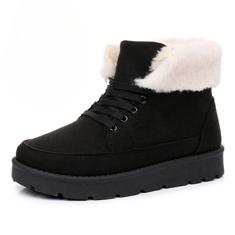 Kuschelige Damen-Winterstiefel mit Fellfutter EB EB