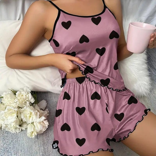 EB | Hosenträgerweste Shorts Loungewear Set