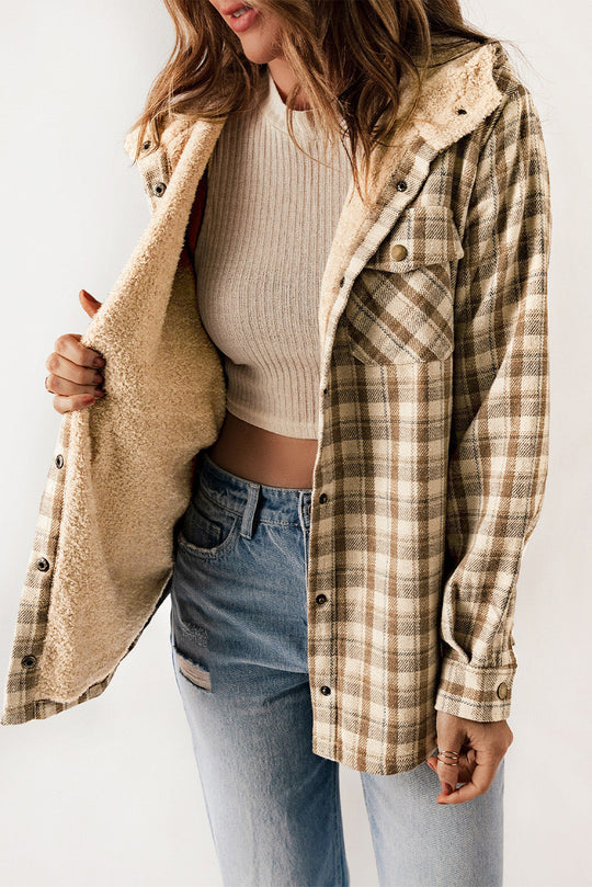 EB | Gitterjacke mit Plüschfutter Warm und Stilvoll Ideal für Den Alltag
