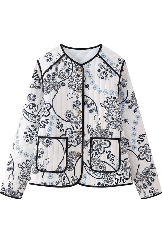 EB | Lässige gesteppte Baumwolljacke