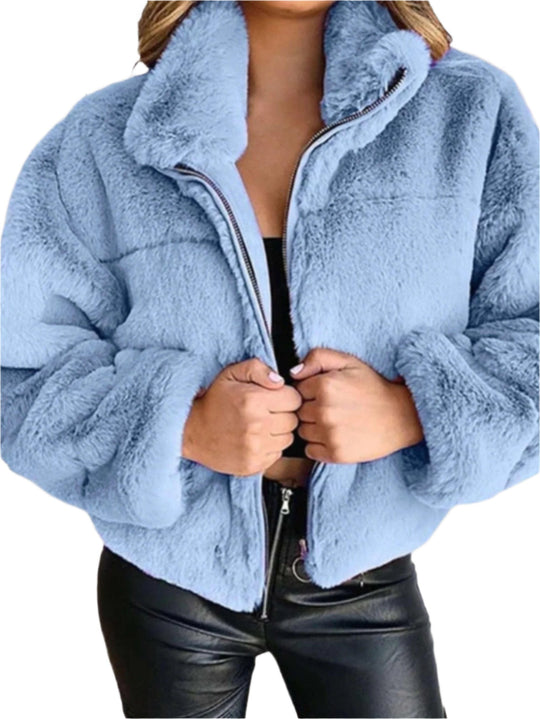 EB | Bequeme Teddyjacke Mit Reißverschluss Für Damen