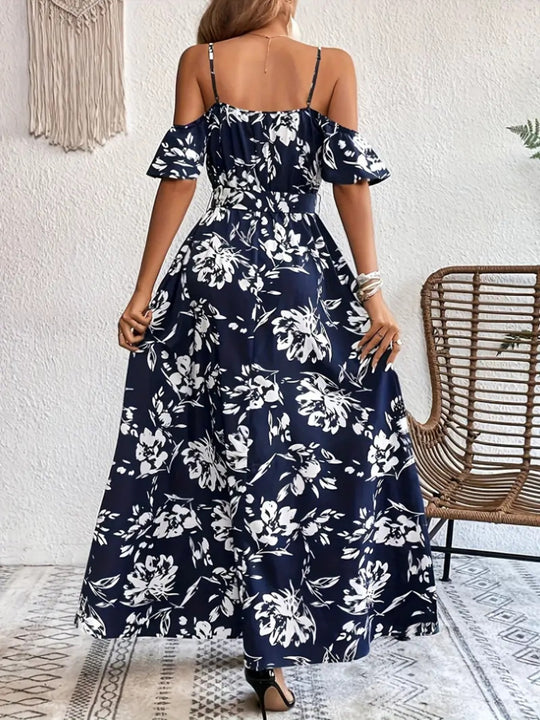 EB | Unregelmäßiges Kleid mit Hosenträgern