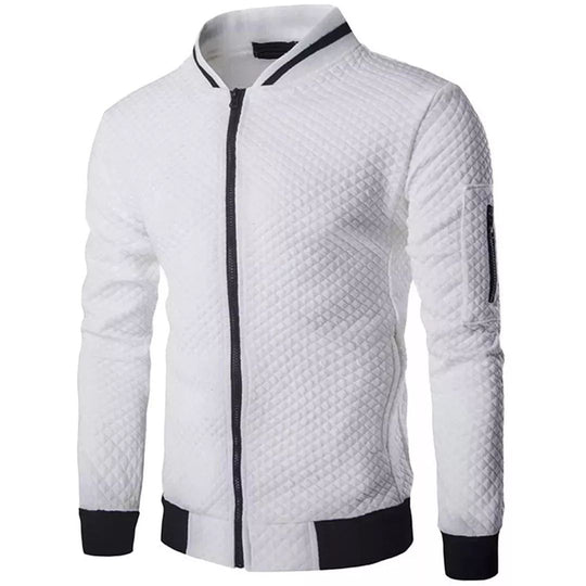 EB | Jacquard Zip-Bomberjacke
