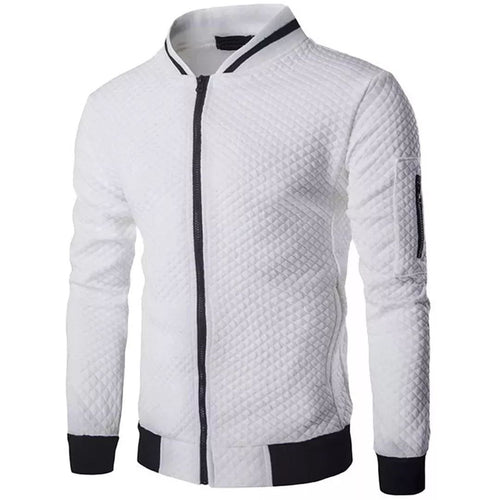 EB | Jacquard Zip-Bomberjacke