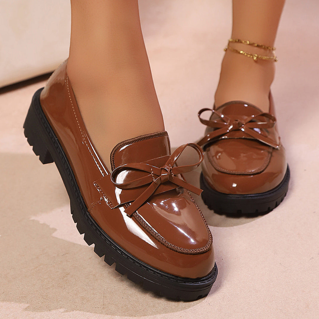 Elegante Orthopädische Loafer Mit Blockabsatz EB EB