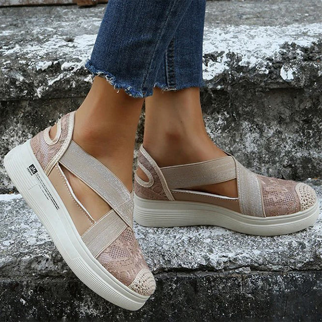 Lässige atmungsaktive Mesh-Sandalen EB