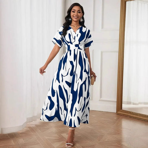 EB | Damenkleid mit bedruckter Taille