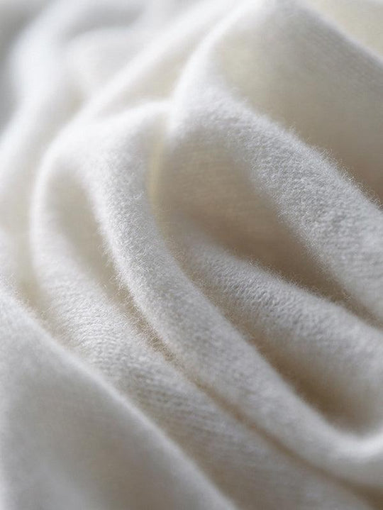 EB | weicher Cashmere-Pullover mit V-Ausschnitt für Damen