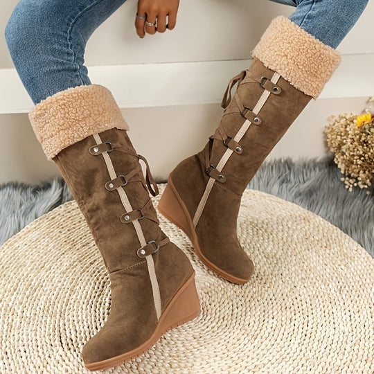KeilabsatzStiefel Mit Fleecefutter EB