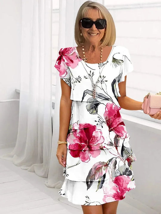 EB | Elegantes Maxikleid mit Blumenmuster
