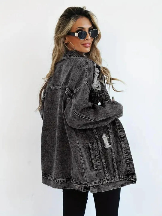 EB | Oversized Jeansjacke für Damen