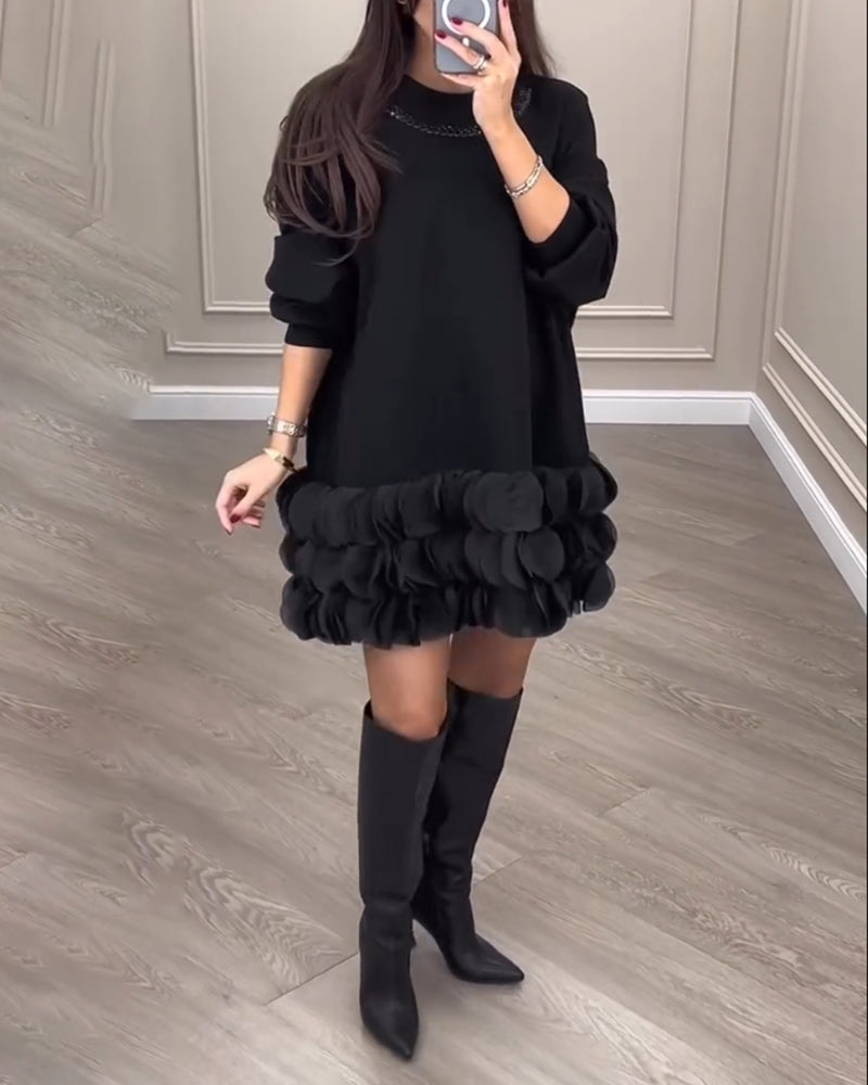 EB | Kleid mit Patchwork Blütenblättern
