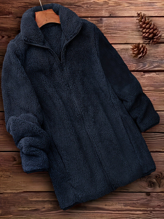 EB | Plüschjacke Polyester Weich und Warm