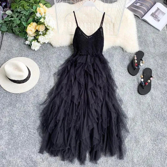 EB | Kleid Aus Netzschlaufe