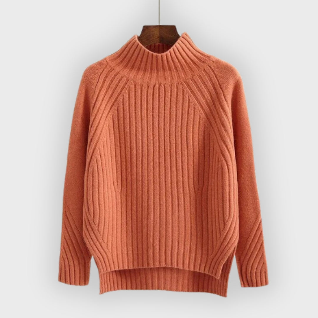 EB | Strickpullover mit Halbem Rollkragen