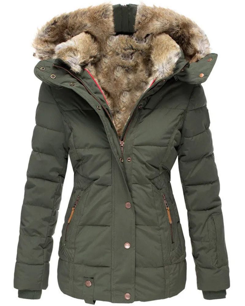 EB | Warmer Wintermantel mit Fellfutter