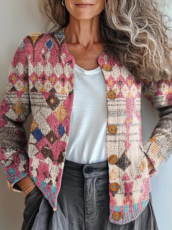 EB | Geometrische Boho-Jacke