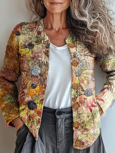 EB | Blumenmuster Jacke