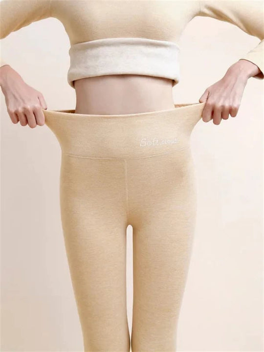 EB | Damen Winterhose Fleece - Warme Leggings mit Formungseffekt