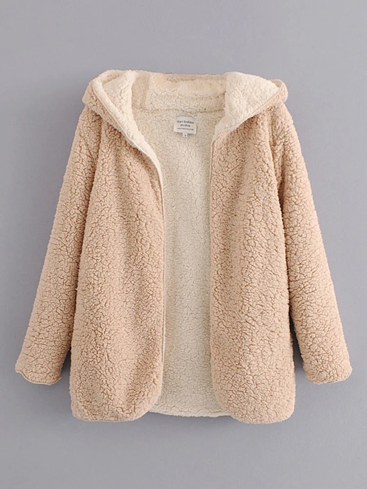 EB | Flauschiger Teddy Mantel