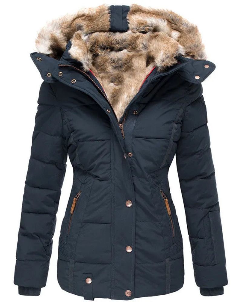 EB | Warmer Wintermantel mit Fellfutter