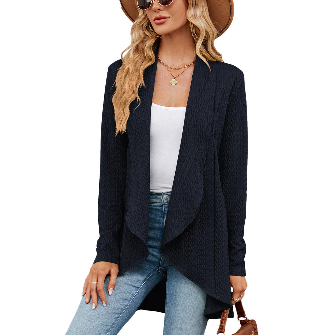 EB | Langärmelige Jacke für Damen in Uni Farbe