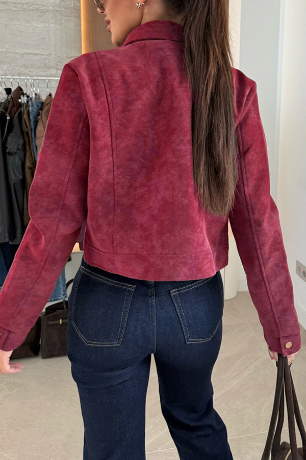EB | Langarm Casual Jacke mit Knöpfen