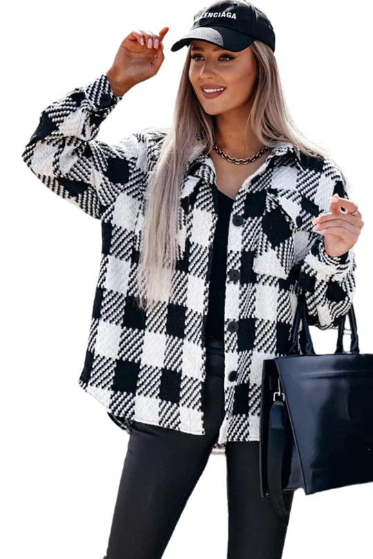 EB | Karierter Overshirt Im Klassischen Stil Komfortabel und Modern Perfekt für Layering